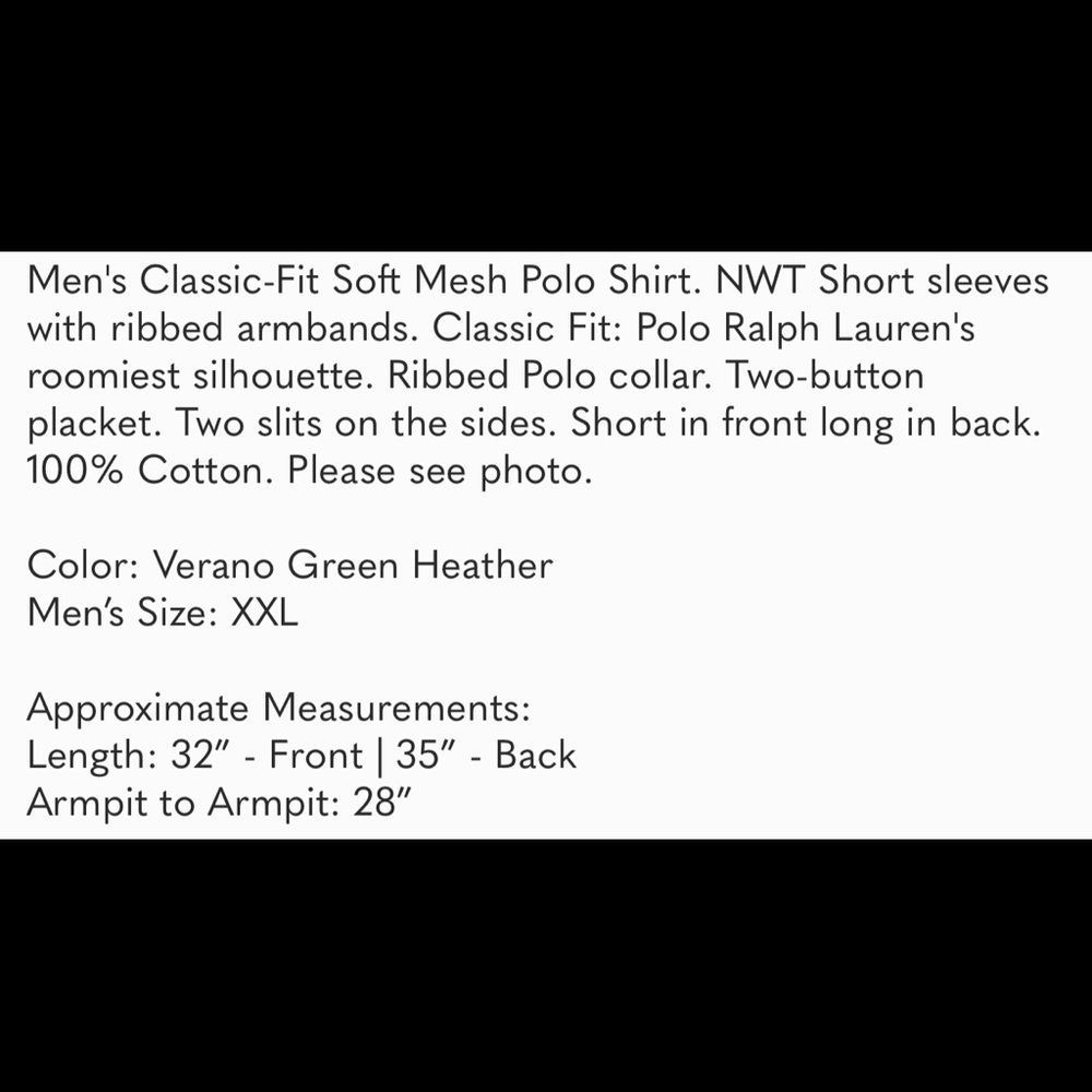 Men’s Classic Fit Polo Soft Mesh Polo Shirt - Picture 6 of 6